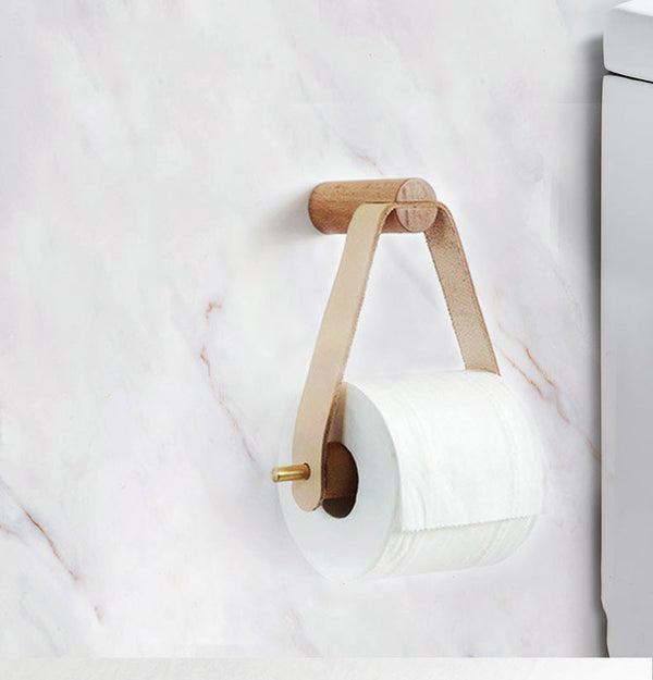 Wooden Toilet Paper Holder