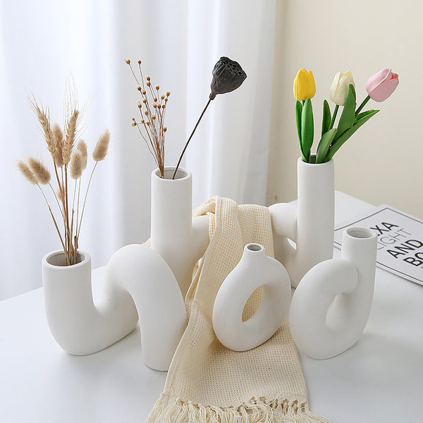 Conical Ceramic Vases