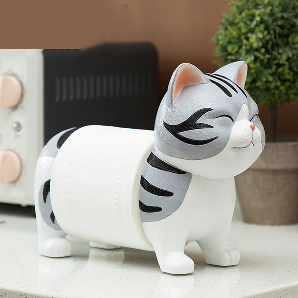 Sleek Cat-Shaped Napkin Holder