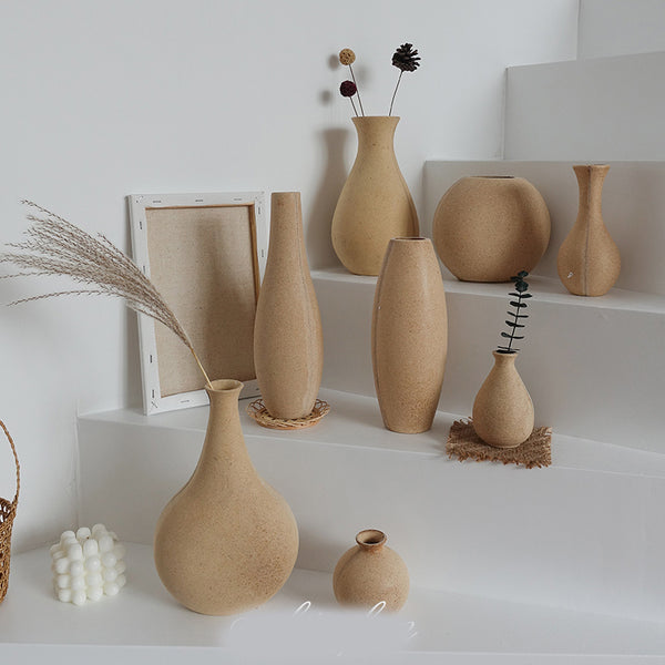 Minimalist Wooden Vase Decor