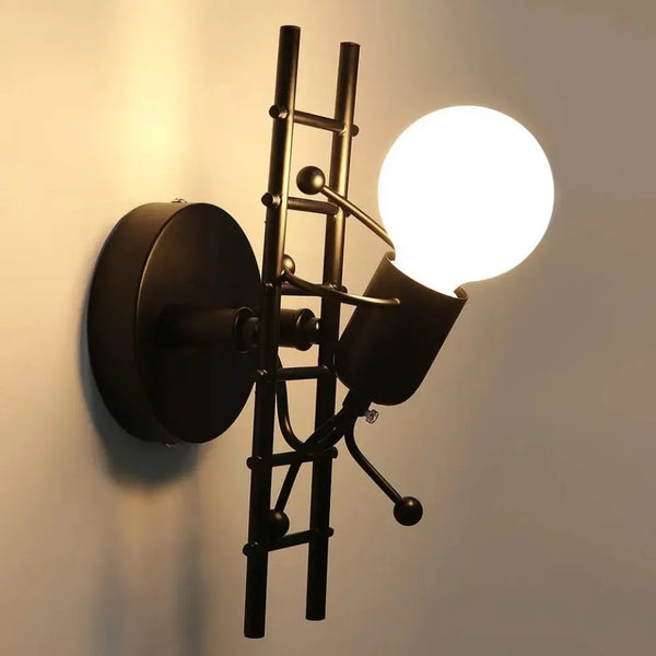 Cartoon Villain Metal Wall Lamp