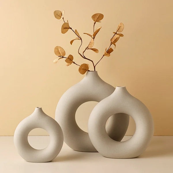 Capiron Ceramic Vase for Pampas Grass