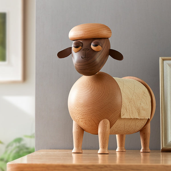 Whimsical Sheep Paper Roll Holder